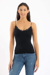 Carina -Plunge Round Neck Top