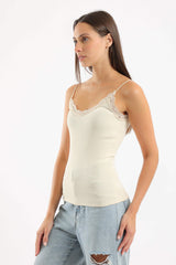 Carina -Plunge Round Neck Top