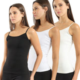 Carina - Pack of 3 Plain Cami Top