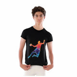 Anja - Black Handtball T-shirt 0055-For boys