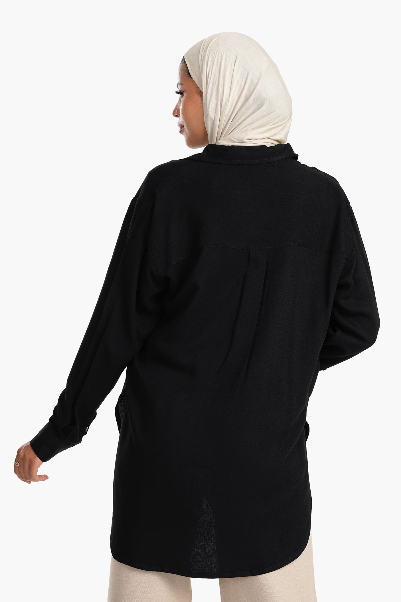 Carina - Viscose Asymmetrical Shirt