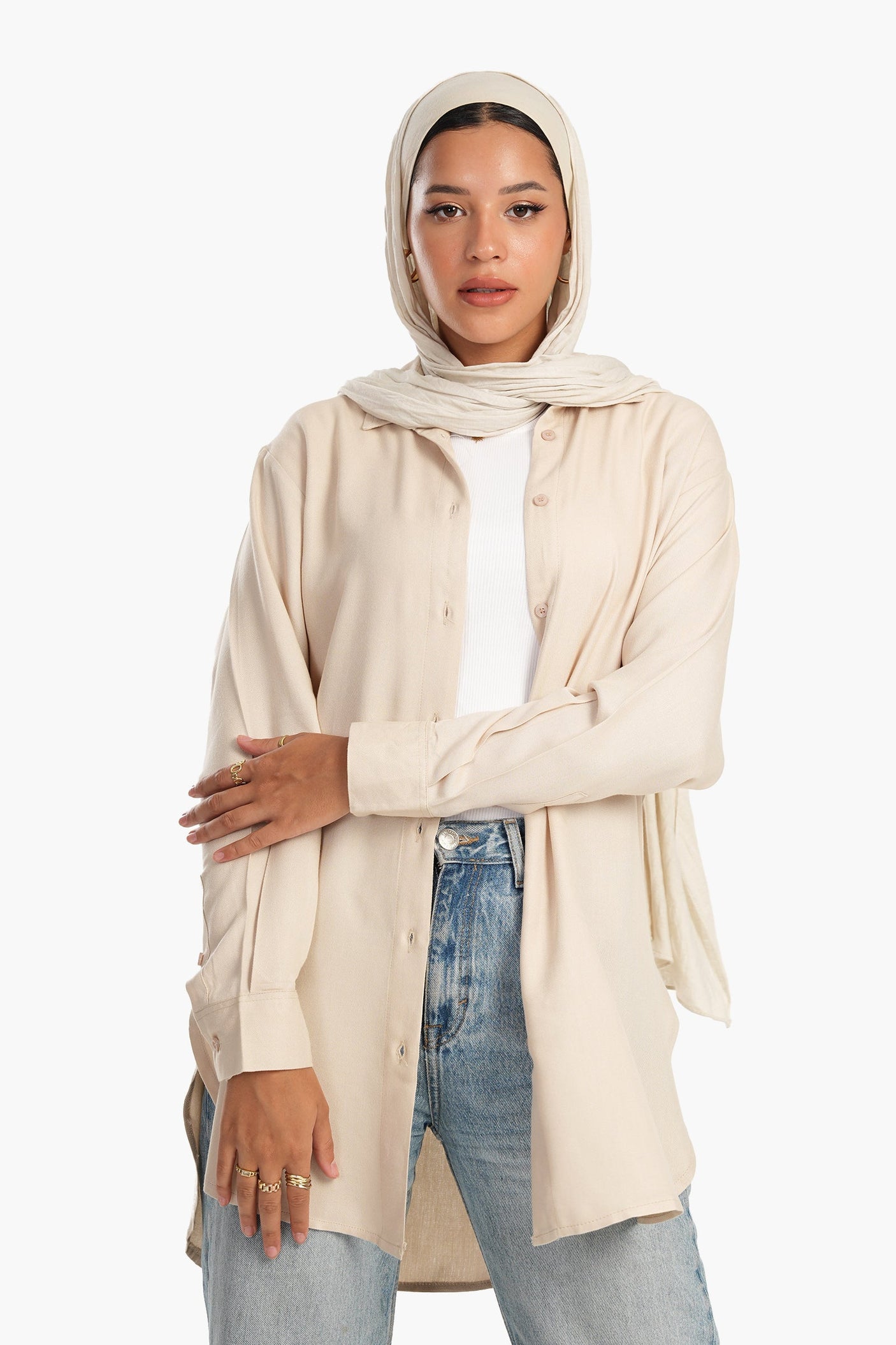 Carina - Viscose Asymmetrical Shirt