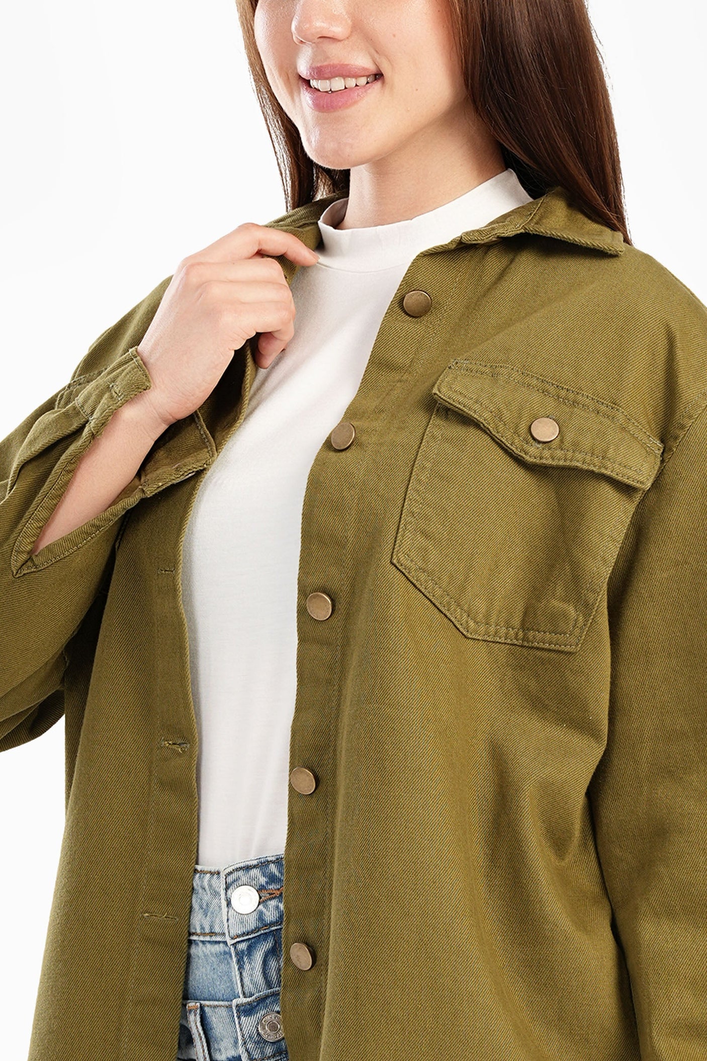 Carina - Jacquard Cotton Shirt