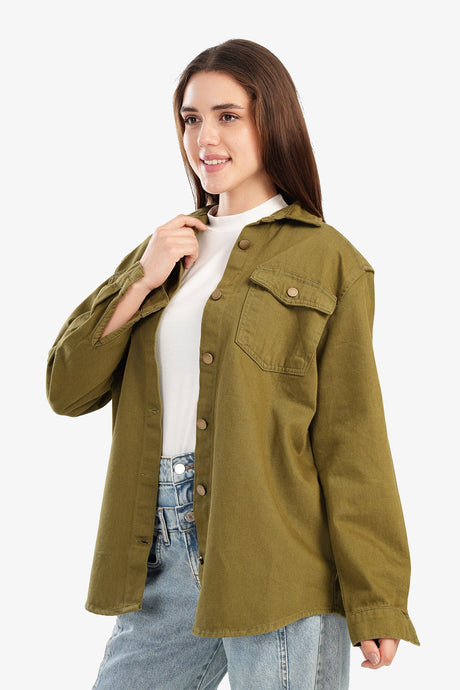 Carina - Jacquard Cotton Shirt