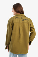 Carina - Jacquard Cotton Shirt