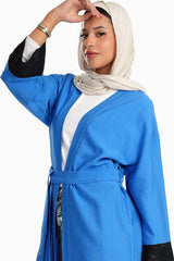 كارينا - كيمونو بأصفاد شبكية من الكروشيه