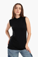 Carina - Sleek Viscose Sleeveless Top