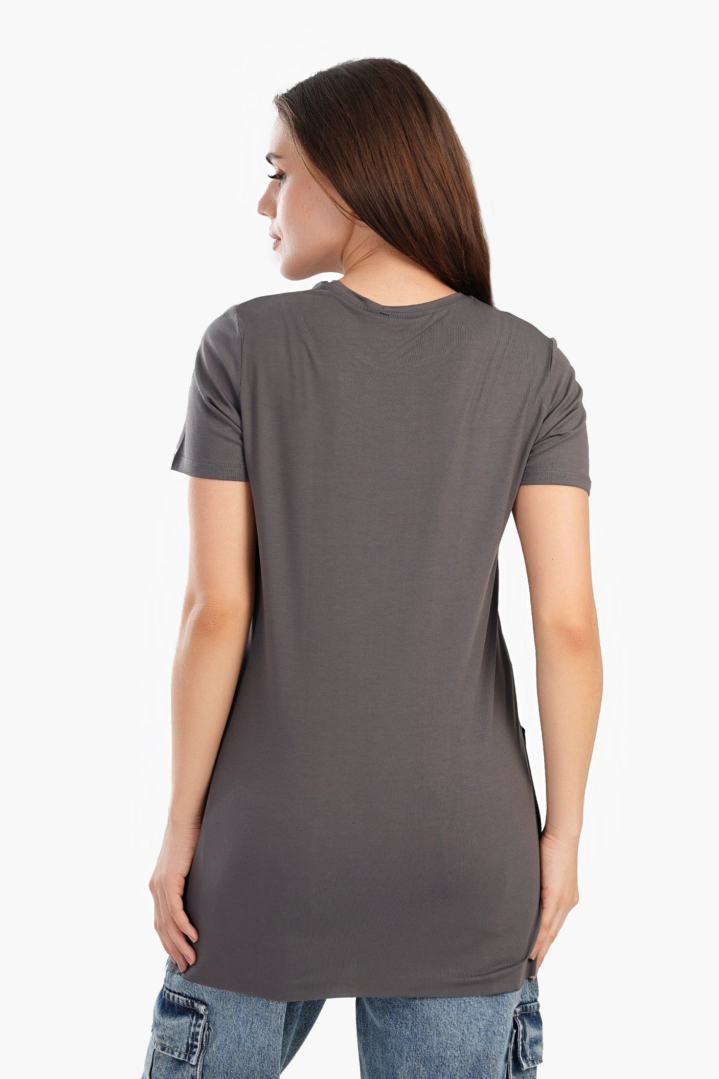 Carina - Chic Viscose Half-Sleeve Top