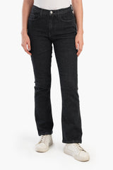 Carina - Classic Cotton Flare Jeans