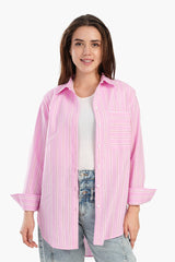 Carina - Timeless Striped Button-Down Shirt