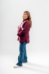 Hesper - Volcano Nursing and Maternity High-Neck Sweatshirt