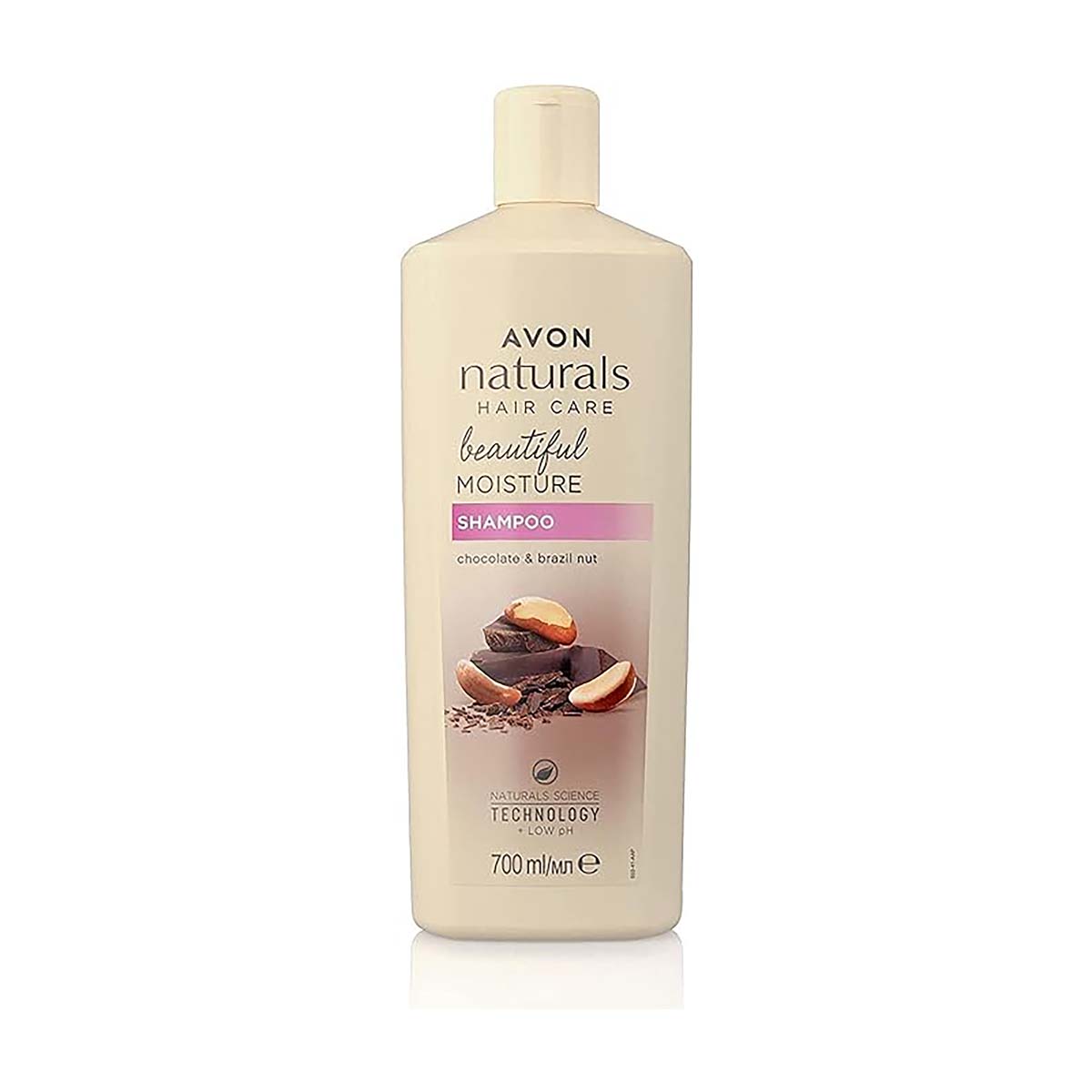 Avon -  Naturals Beautiful Moisture Shampoo with Chocolate and Brazil Nut, 700ml