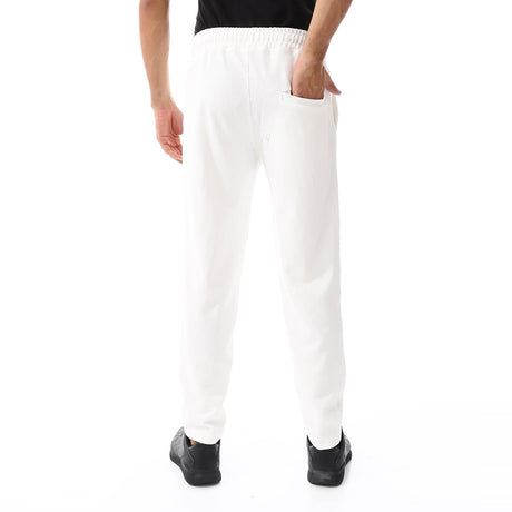 White Rabbit - Ribbed Comfy Elastic Black Joggers