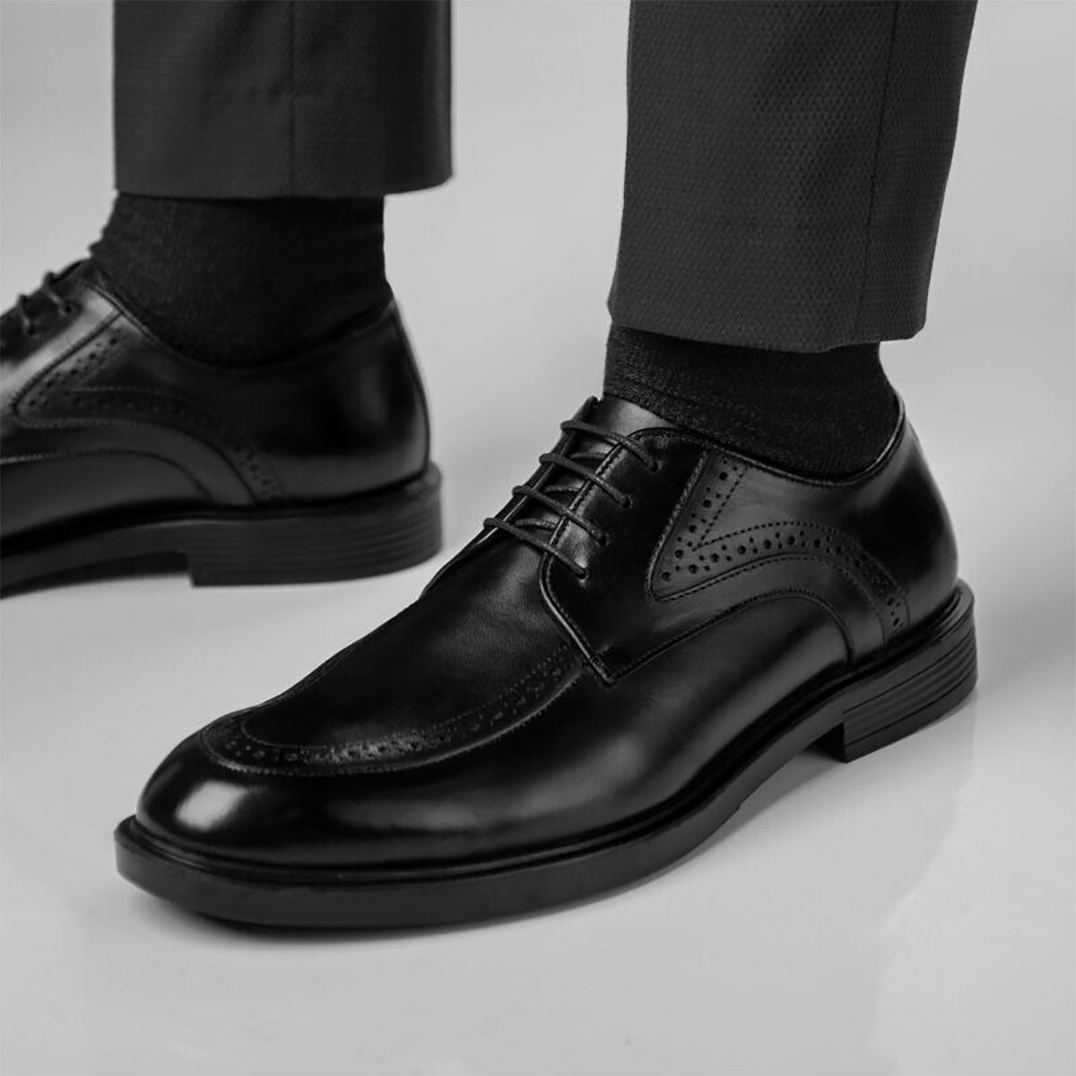 Brio - Derby Semi Brogue Shoes
