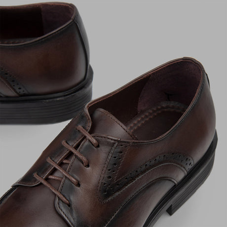 Brio - Derby Semi Brogue Shoes