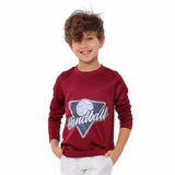 Anja - Burgundy Handball T-Shirt 0061-For boys