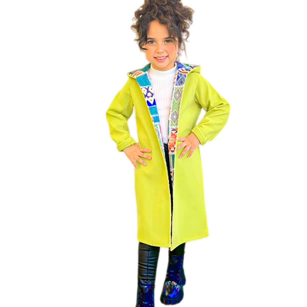Rokido Fashion - long coat with hood for children