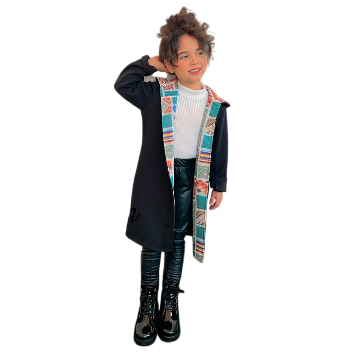 Rokido Fashion - long coat with hood for children