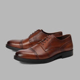 Brio - Derby Cap Toe Shoes