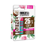 Luna - Lip Moisturizer Coconut + Rose - (Card 1+1)