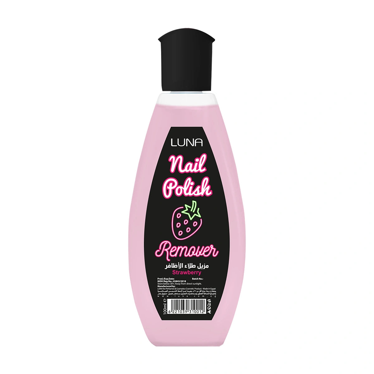 Luna - Nail Polish Remover Strawberry Oval 100 ML