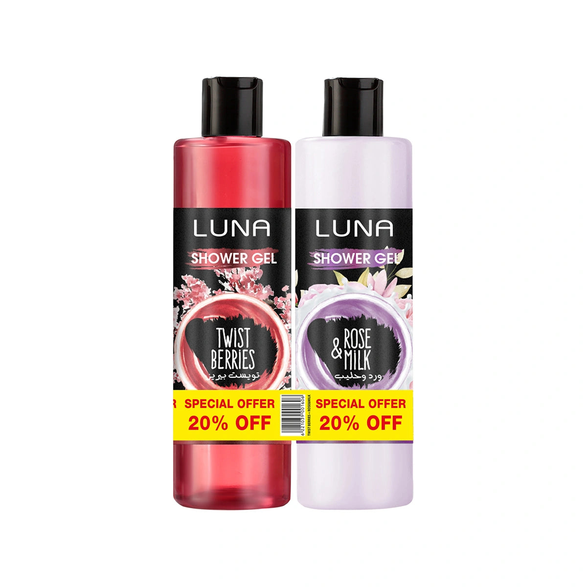 Luna - Shower Gel 500 ml Twist Berries + Rose&Milk