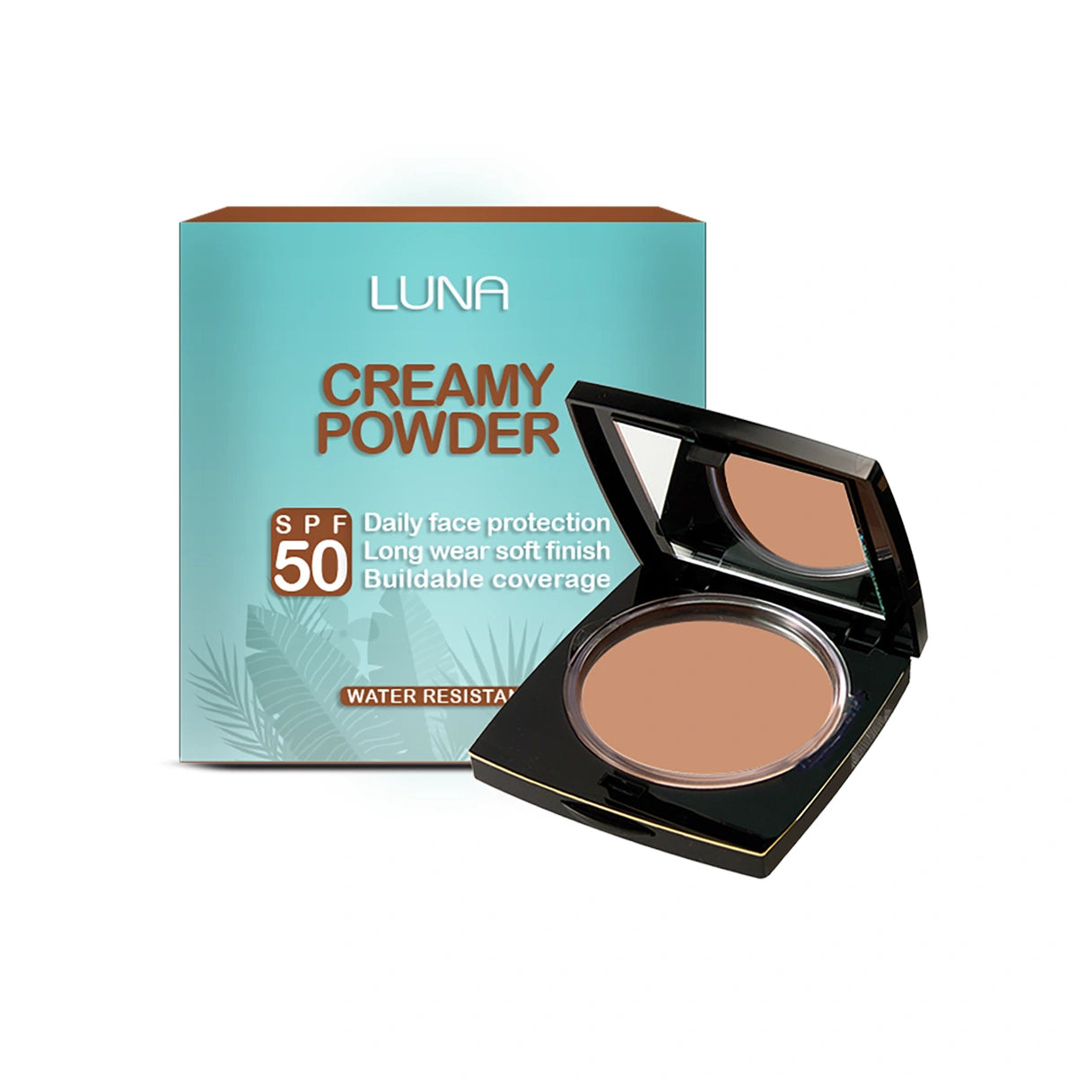 Luna - LUNA 3D CREAMY POWDER SPF50 - 02 DEEP BEIGE