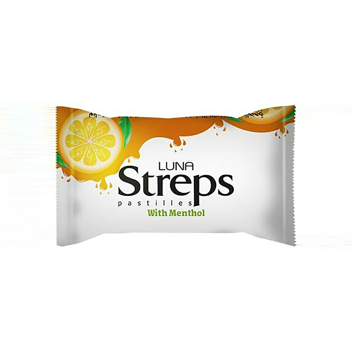 Luna -  Streps Pastilles  Orange 100 Pcs
