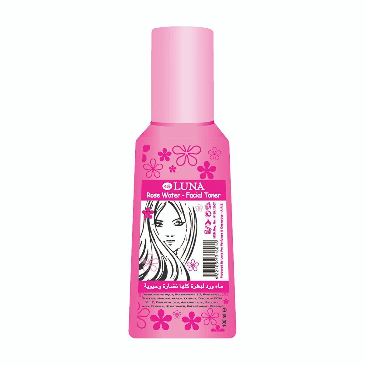Luna - Facial Toner Rose Water 100 ml