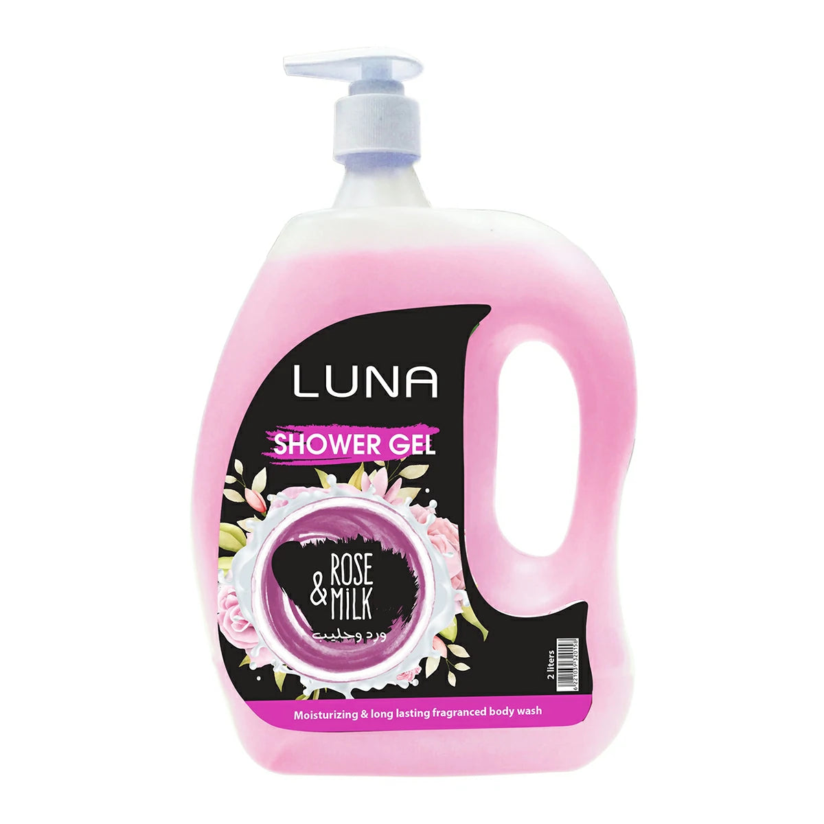 Luna - Shower Gel Rose & Milk 2 Liter