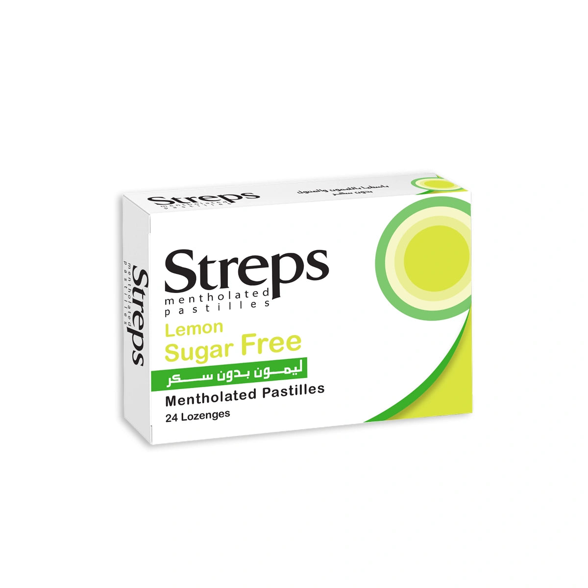 Streps Lemon ( Sugar Free ) Box 2 Strip