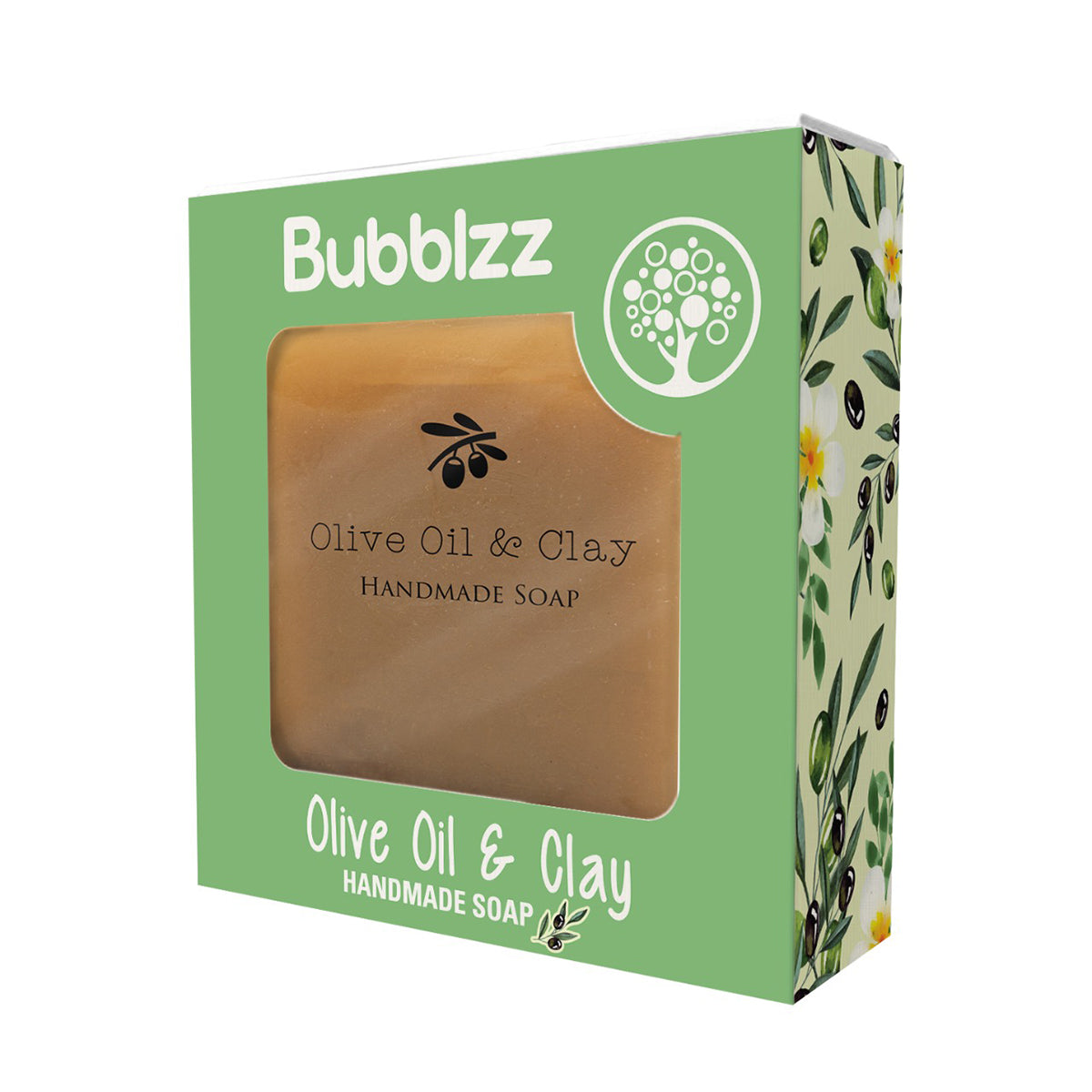Bubblzz - Olive Oil and Clay Soap 160gm