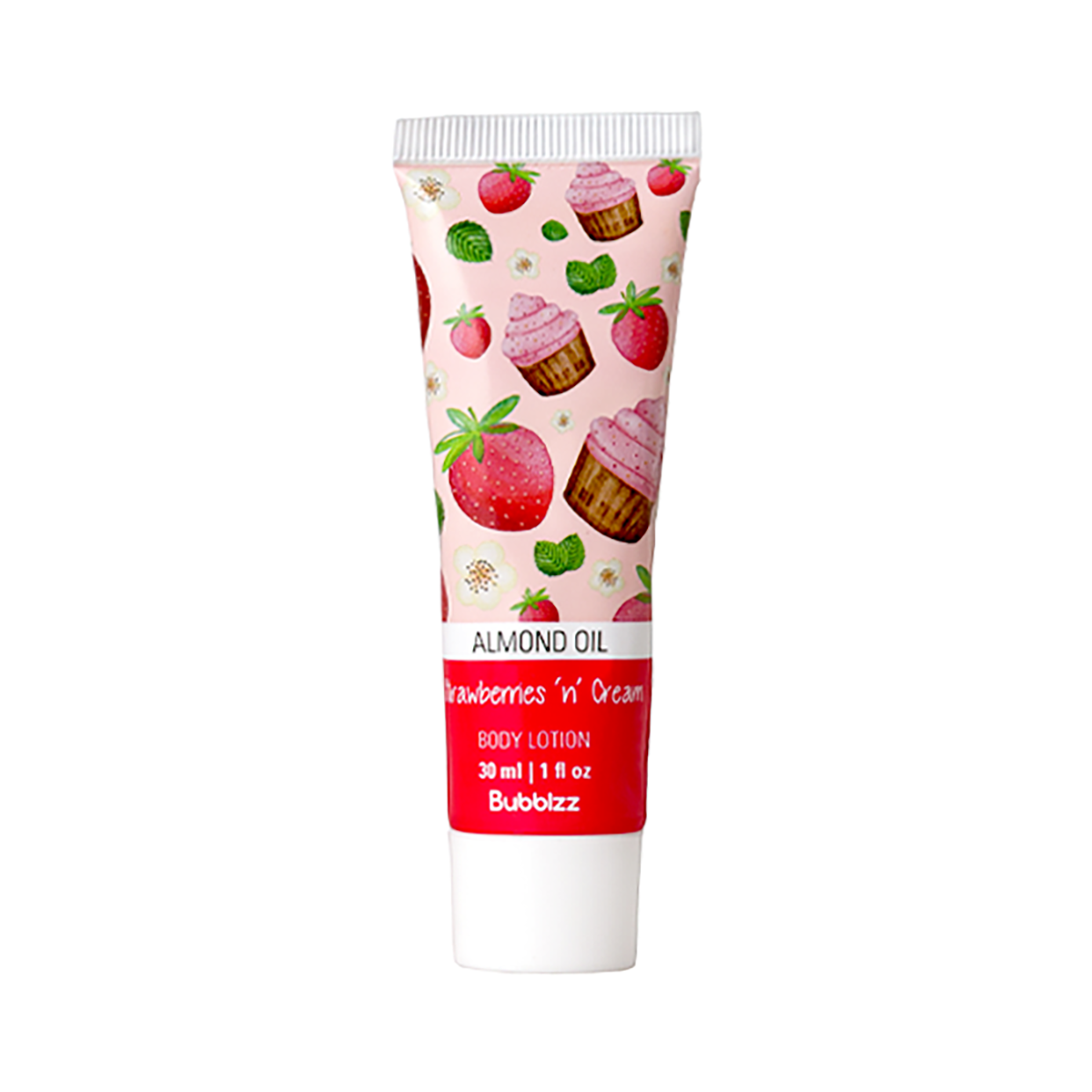 Bubblzz - Strawberries & Cream Travel Size Hand & Body Lotion 30ml