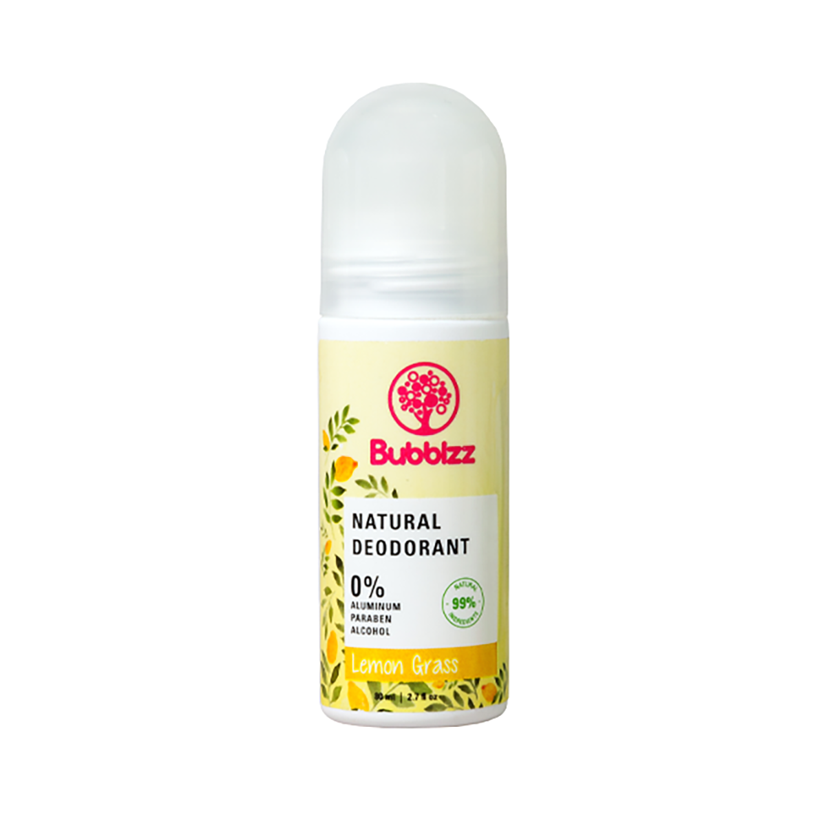 Bubblzz - Lemon Grass Natural Deodorant 80ml