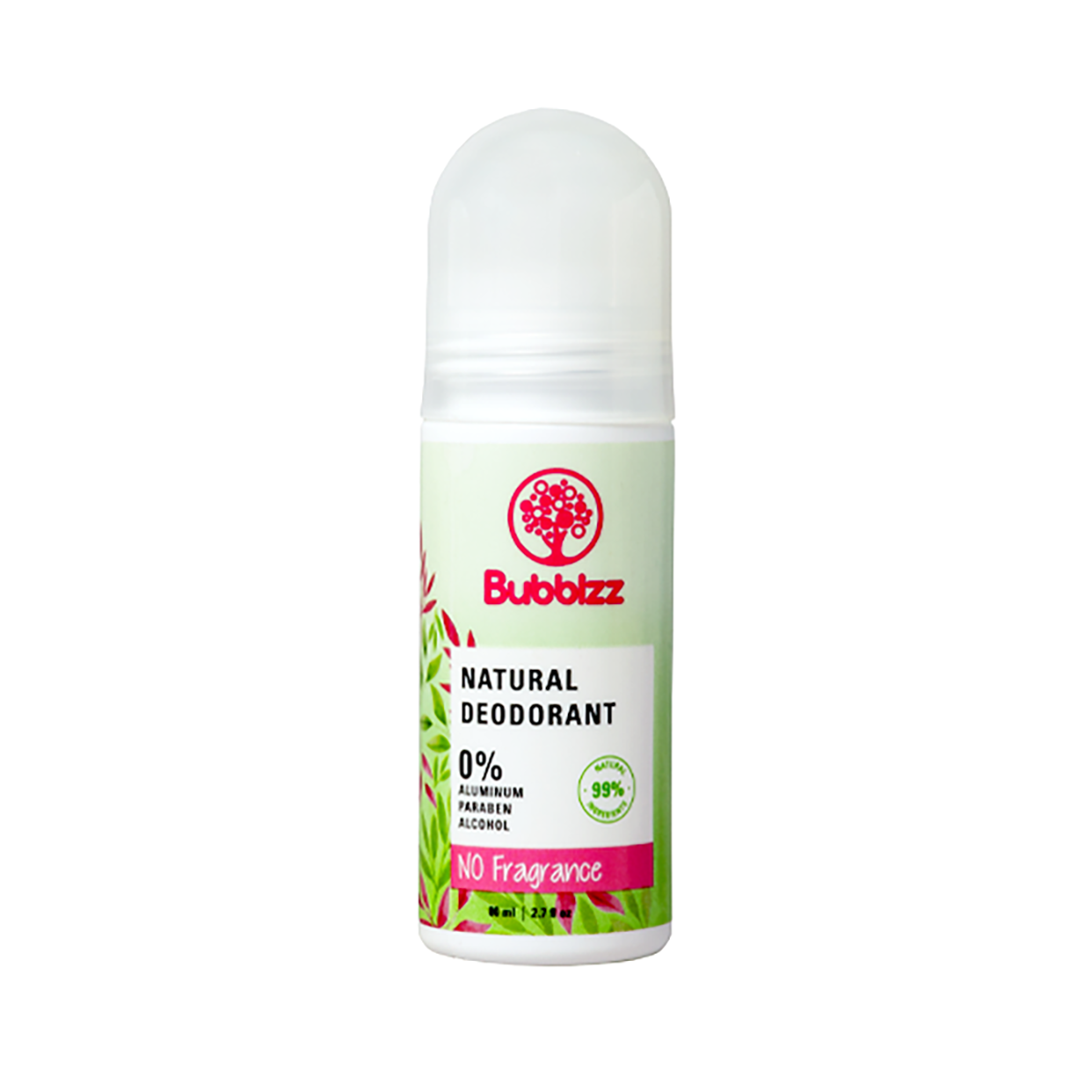 Bubblzz - No Fragrance Natural Deodorant 80ml