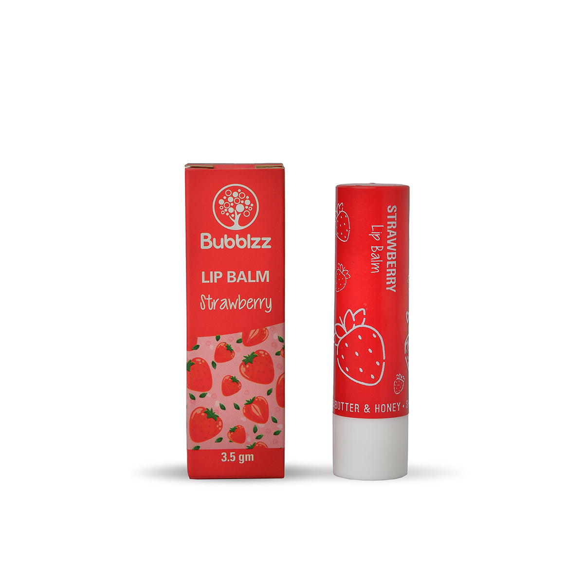 Bubblzz - Strawberry Lip Balm 3.5gm