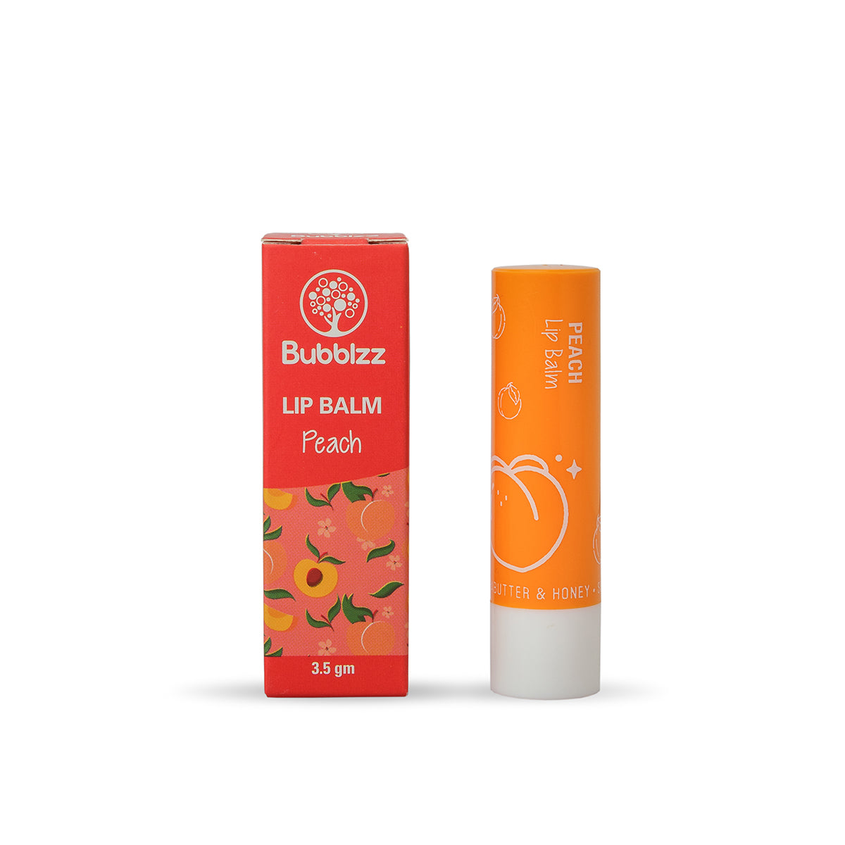 Bubblzz - Peach Lip Balm 3.5gm
