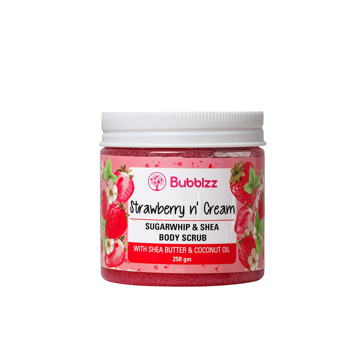Bubblzz - Strawberries & Cream Body Scrub 250gm