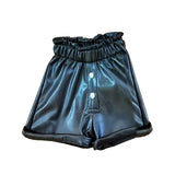 Rokido Fashion - Kids Leather Button Shorts