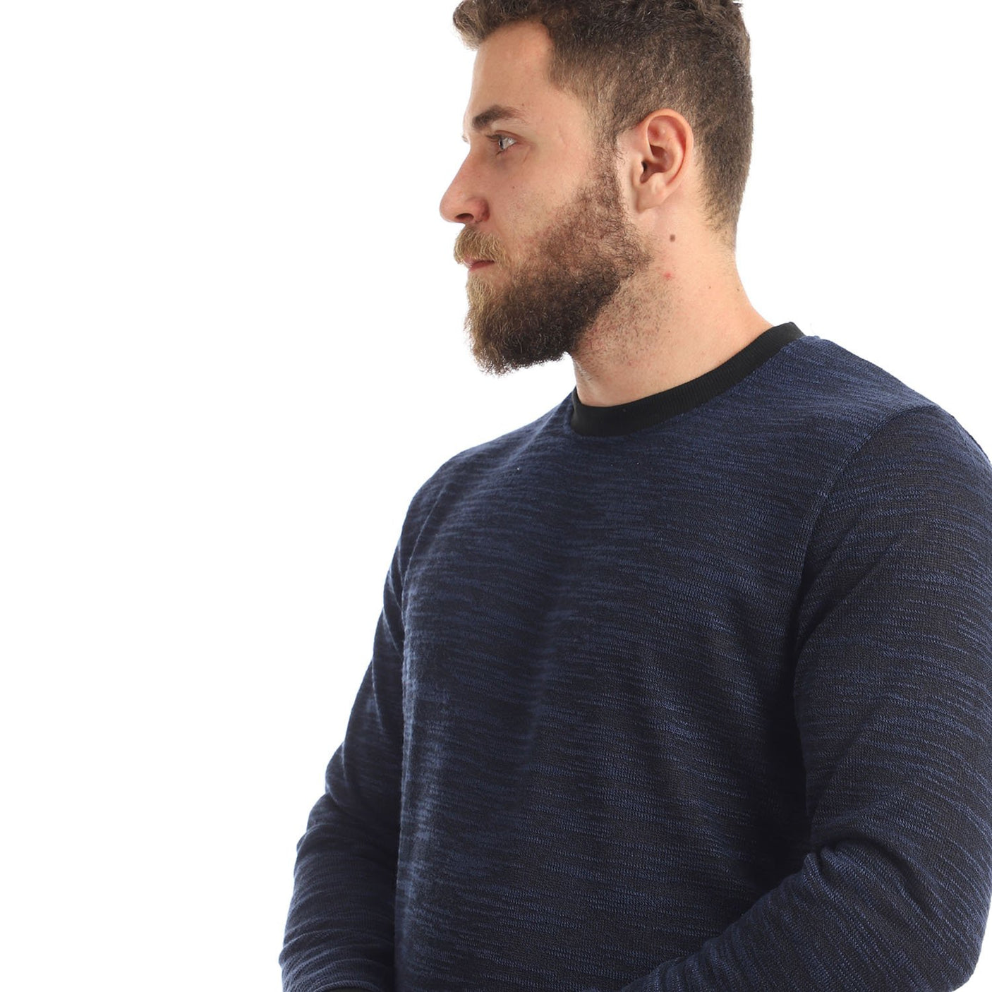 Red circle -  Casual Round Elastic Cuffs Sweatshirt