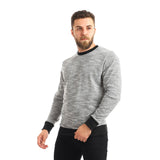 Red circle -  Casual Round Elastic Cuffs Sweatshirt