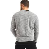Red circle -  Casual Round Elastic Cuffs Sweatshirt