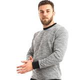 Red circle -  Casual Round Elastic Cuffs Sweatshirt