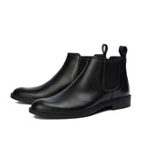 Brio - Adventurer BLACK Natural Leather Chelsea Boot for men