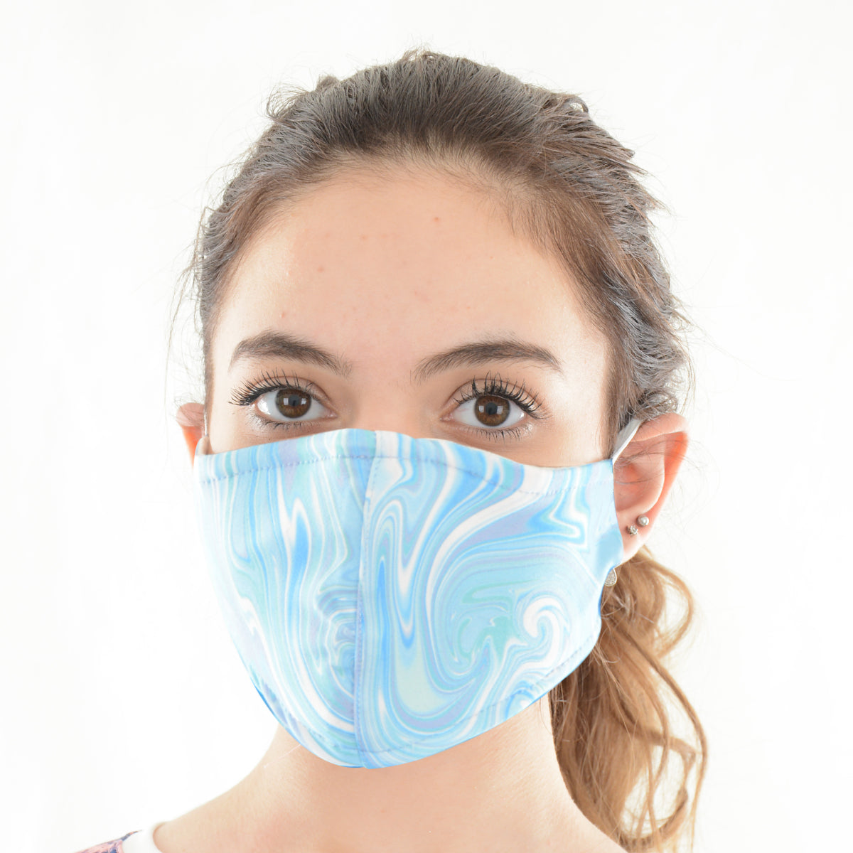 Champs Land - Dust proof printed mask - Marble Sky