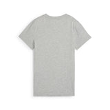 PUMA -  SQUAD GRAPHIC TEE LIGHT GRAY HEATHE