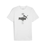PUMA -  POWER GRAPHIC TEE PUMA -  WHITE