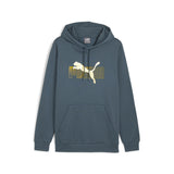 PUMA-ESS+ LOGO LAB HOLIDAY HOODIE FL GRAY SKI