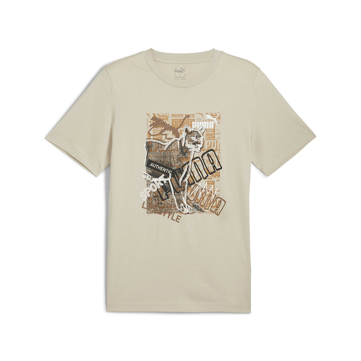 PUMA-GRAPHICS PHOTOPRINT TEE DESERT DUST