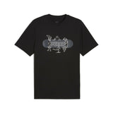 PUMA-GRAPHICS SKATEBOARD TEE PUMA BLACK